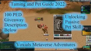 Entropia Universe Pet Guide Updated Taming and Unlocking passive skills Weekly Winner