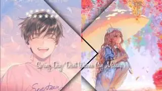Don't Wanna Cry/Spring Day MASHUP Nightcore