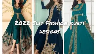 #2022 फैशन Front slit Suits  Designs ||| Front slit Kurti Designs 2022 |||