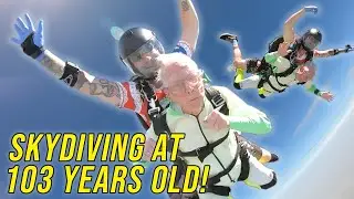 Skydiving at 103 years old