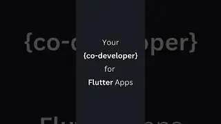 FlutterCanvas - Your {co-developer} Flutter Apps | Build your App Visually| #flutter #builder #short