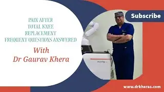Pain after total knee replacement surgery