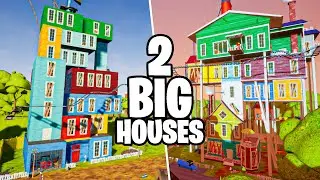2 BIG Hello Neighbor HOUSE MODS! (FULL WALKTHROUGH)