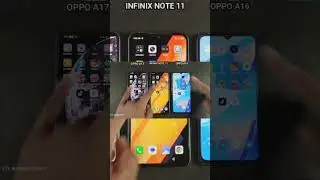 Oppo A17 Vs Oppo A16 Vs Infinix Note 11 