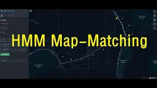 Easily Use Hidden Markov Models for Map Matching in python