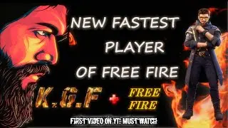 KGF CHAPTER+FREE FIRE🔥🔥!!KGF2 IN FREE FIRE VERSION😯!!FASTES PLAYER MUST WATCH😨😨