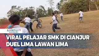 Viral Pelajar SMK di Cianjur Duel Lima Lawan Lima