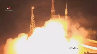 Запуск РН "Союз-2.1а" с ТПК "Союз МС-21"