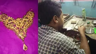 Latest gold pendant handmade| handmade pendant| making a gold pendant 22carat handmade.