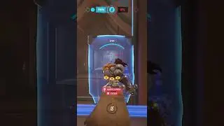 HE FLEW 🤣 #shorts #overwatch2 #overwatch