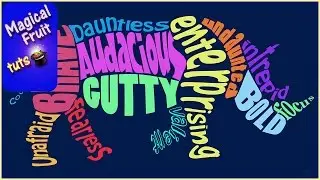 Create an Animal Word Cloud Shape Design in Photoshop CC