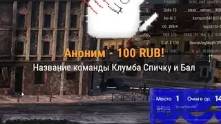 КЛУМБА СПИЧКУ И БАЛ \ отличное название команды
