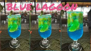 How to make Blue lagoon || easy drink || classic mocktails || #thebartenderaaki