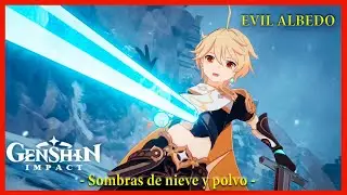 Genshin Impact 🔥🔥 EVIL ALBEDO 🔥🔥 Albedo vs Traveler - Eula - Bennet - Amber ( cinemática )