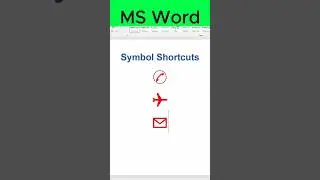 MS Word Symbols Shortcut #shortvideo #video #mswordtricks #tricks #trendingshorts