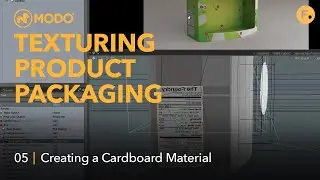 Texturing Product Packaging in Modo | An Introduction to Lighting and Render Passes
