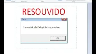 🛑 ERRO RANAROK - Cannot init d3d or grf file has problem - RESOLVIDO
