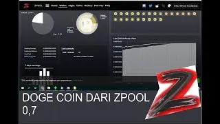 HASIL MINING DOGE DI ZPOOL SELAMA 7 HARI