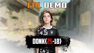 CS2 POV donk (25-18) vs FPL / FACEIT (ancient) - FACEIT DEMO