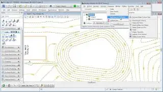 Display of a Fixed Elevation Contour using InRoads