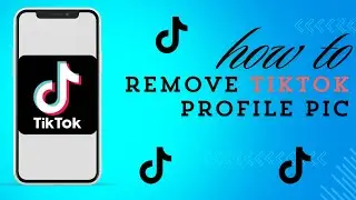 how to remove profile picture on Tiktok in iPhone| Tiktok profile image remover