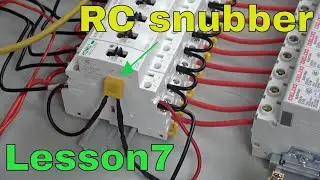 【IoT training lesson beginners #07】why use RC snubber for AC contactor