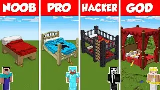 Minecraft NOOB vs PRO vs HACKER vs GOD TNT BED #trending #shorts