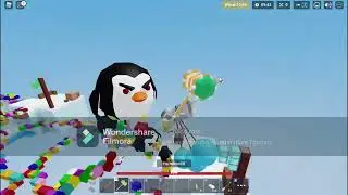 sobrevivi por 19 minutos no modo dos pinguins BedWars