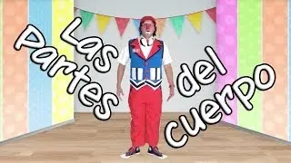 Las partes del cuerpo, para niños
