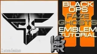 COD Ghosts Custom Faze Clan Logo : Call of Duty Black Ops 2 Emblem Tutorial