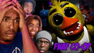 CAN 4 PEOPLE BEAT FNAF? (Roblox)