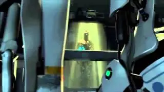 Первая концовка Portal 2 Coop.