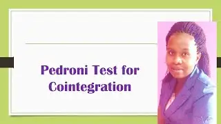 Pedroni test for cointegration-Panel Data Analysis in STATA