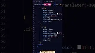 LG logo using html and css #shorts #ytshorts #html #css #coding #short #programming #tutorial #lg