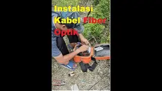 Instalasi Kabel fiber Optik ke clien