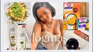 Bits of Vlogmas| Dr.Oetker Project | Shower to Shower Hair care| Roadto600subs