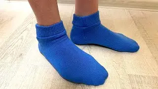 Socks from an old sweater. How to cut and sew socks. New life for old things!