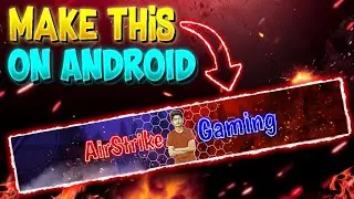 how to make gaming channel banner | make gaming banner for your YouTube channel on Android