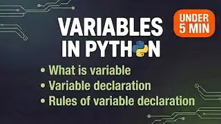 Variables in Python Explained | What is a Variable? Declaration & Rules (Beginner Guide) | In 5 mins