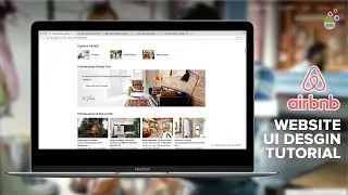UI UX Design Tutorial in Photoshop cc | 2018 | Airbnb Website Design Tutorial