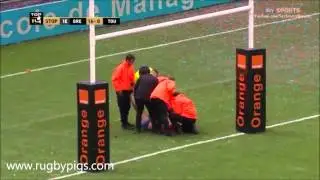 Rugby Streaker Tackled To The Ground With A WWE Move