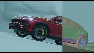 Lamborghini Urus Cenimatic Animation Blender 3.4 I RBC Addon Testing I Cycles Render