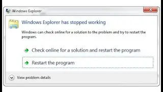 Windows Explorer Has Stopped Working | FIX Error In Windows 11