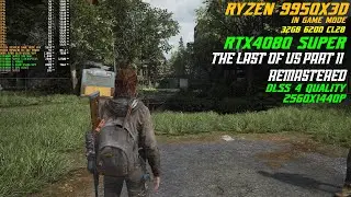 The Last of Us Part 2 with REBAR OFF RTX 4080 SUPER DLSS 4 1440p Ryzen 9950X3D with PBO