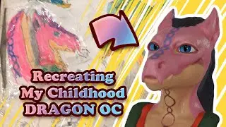 I recreated my Childhood Dragon Character in 3D