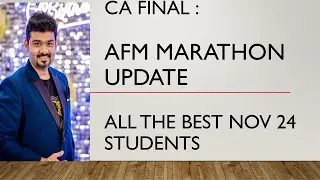 FR DO WELL AND AFM LIVE MARATHON UPDATE