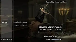Skyrim SE Ep 210 Переход с одноручного оружия на двуручное для прокачки