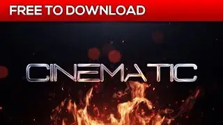 Cinematic Logo Reveal | After Effects Template | Free Download