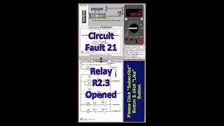 Circuit Fault 21 : Relay R2.3 Opened 
