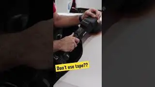 Don’t use tape? 